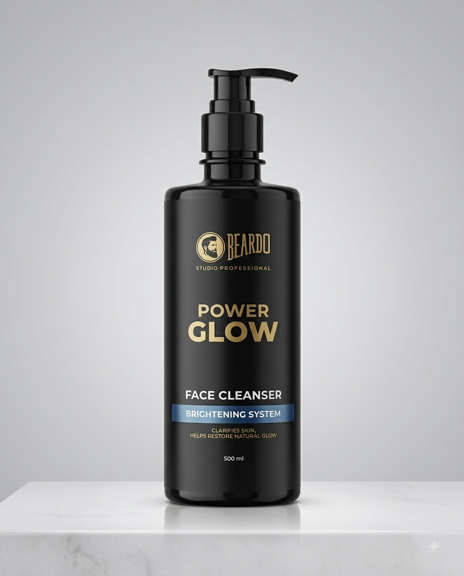 BEARDO POWER GLOW Face Cleanser (500ml)