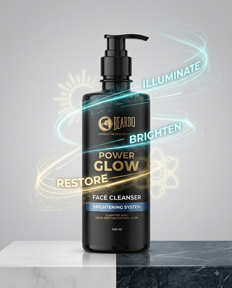 BEARDO POWER GLOW Face Cleanser (500ml)