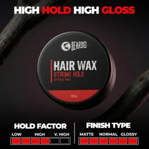 Beardo Hair Wax (Strong Hold – Crystal Wax)