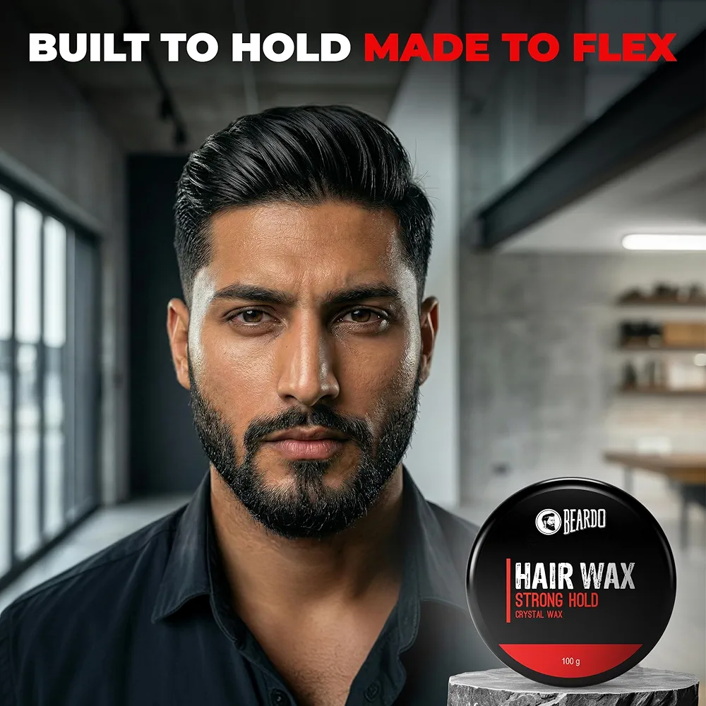 Beardo Hair Wax (Strong Hold - Crystal Wax)